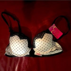 Polka dot Demi bra